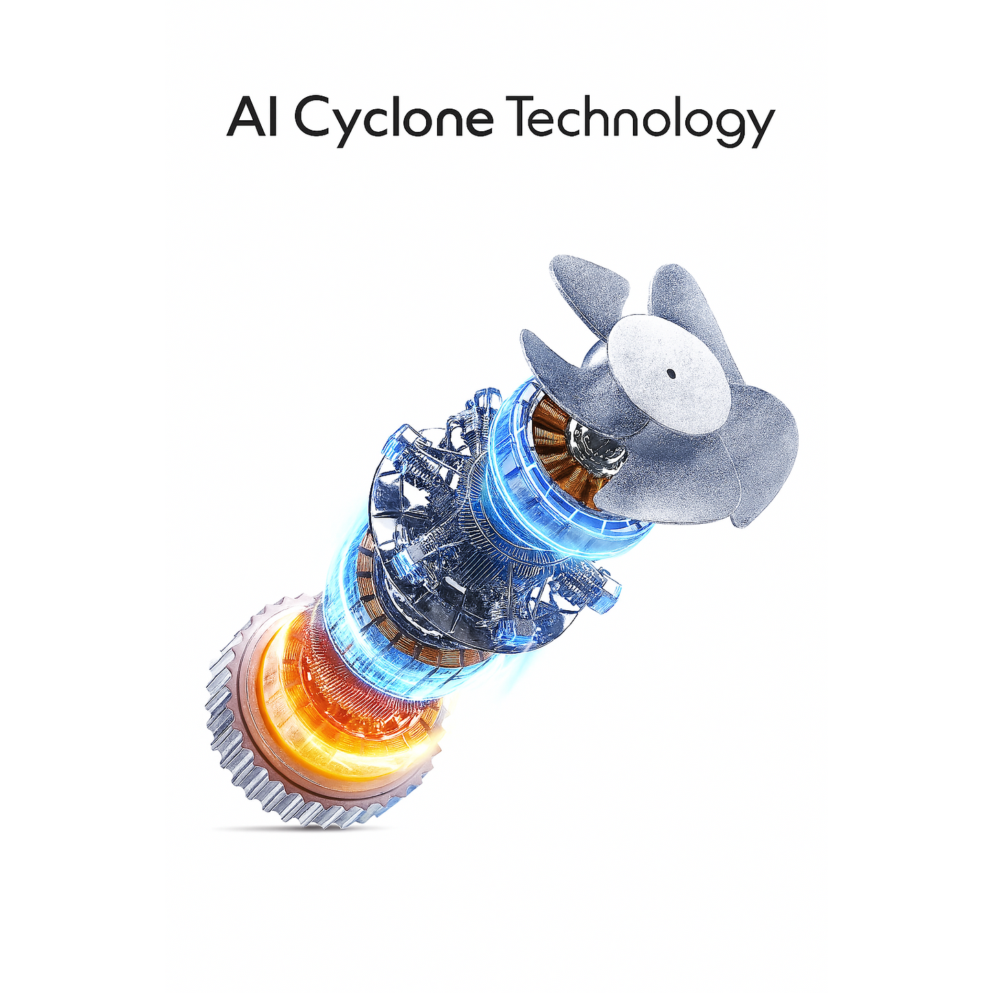 AI Cyclone Technology Vortex Fan – High-Speed, Silent Cooling