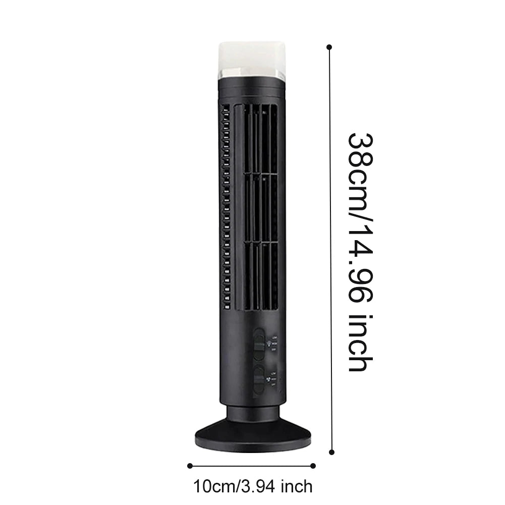 Streamline Portable Tower Fan – Wall Mountable, USB Powered