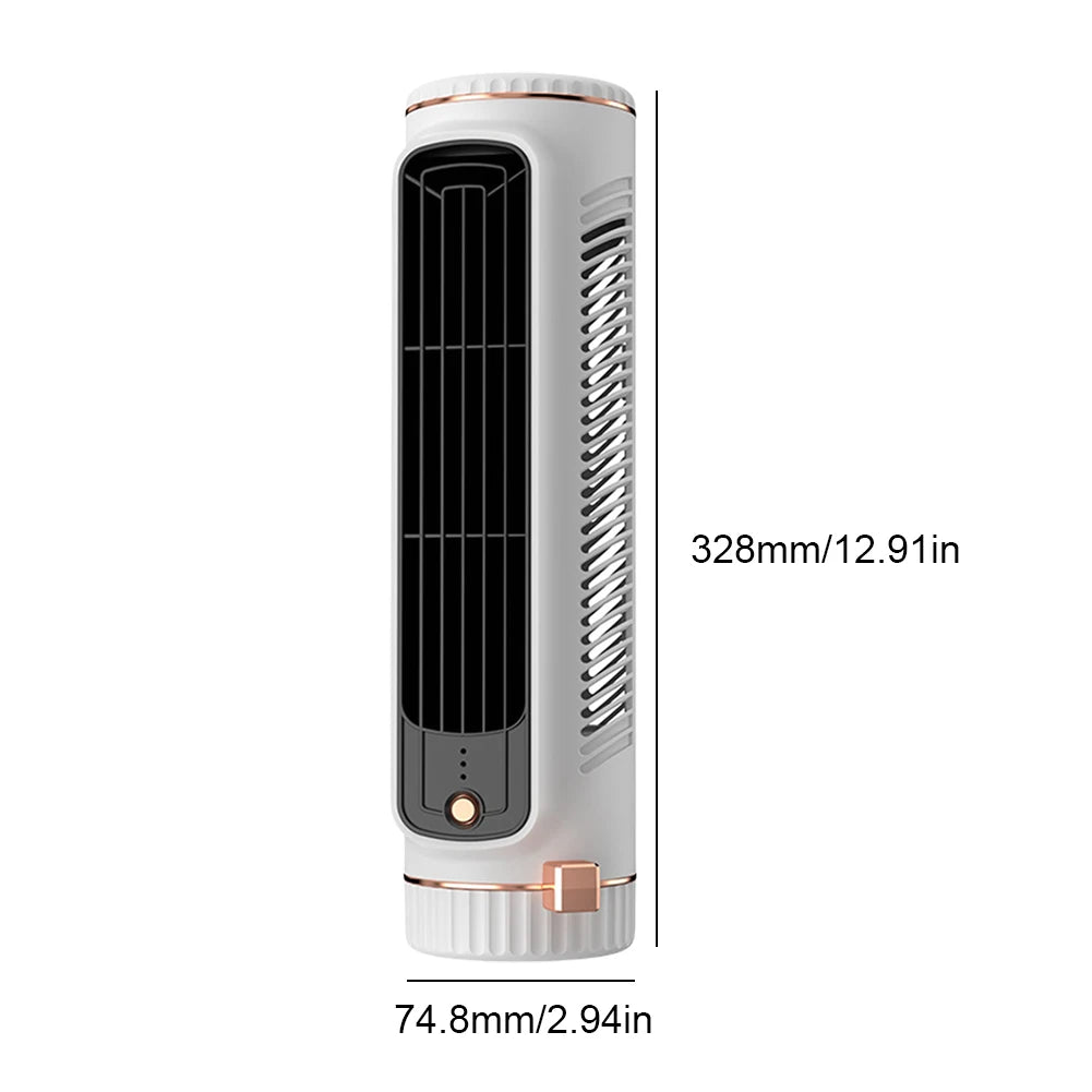 Streamline Portable Tower Fan – Wall Mountable, USB Powered