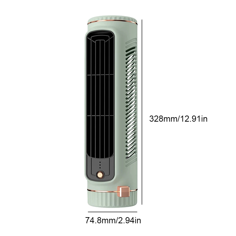 Streamline Portable Tower Fan – Wall Mountable, USB Powered