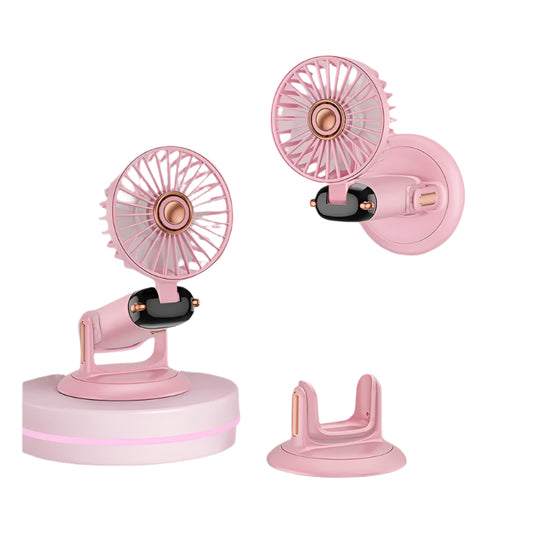 Essential Foldable Neck Fan – 5-Speed, USB, 3000mAh + Display