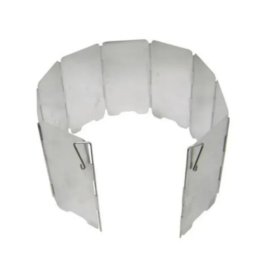 Heavy Duty Aluminium Stove Wind Shield - 9 Panels