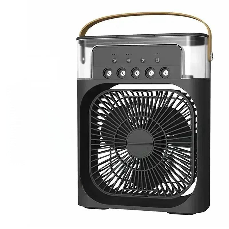 Ultimate Water Mist Fan - 3-in-1 USB Air Cooler with LED Night Light & Mini Humidifier